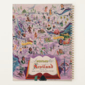 中央スコットランドのダンロップ地図 プランナー手帳 (裏面)