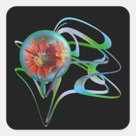 中央ステッカーに貼り付ける スクエアシール