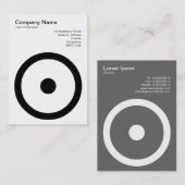 中央スポッテッドサークル 名刺 (正面/裏面)