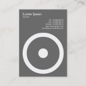 中央スポッテッドサークル 名刺 (裏面)