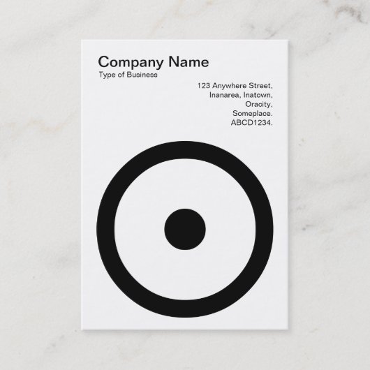 中央スポッテッドサークル 名刺 (正面)