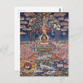 中央チベット阿弥陀仏 ポストカード (正面/裏面)