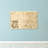 中央ドイツ4 キャンバスプリント (インサイチュ (ウッドフロア))