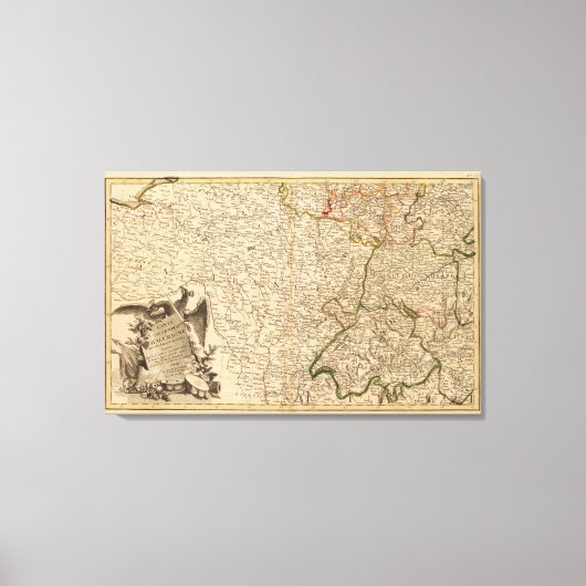 中央ドイツ4 キャンバスプリント (正面)