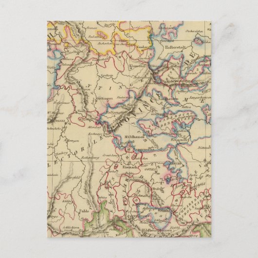 中央ドイツ ポストカード (正面)