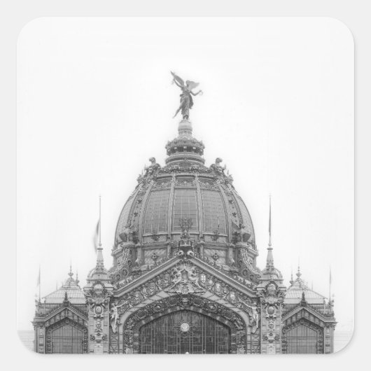 中央ドームのビュー スクエアシール (正面)