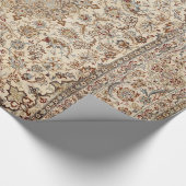 中央ペルシャほこりっぽいブルータン ラッピングペーパー (角)