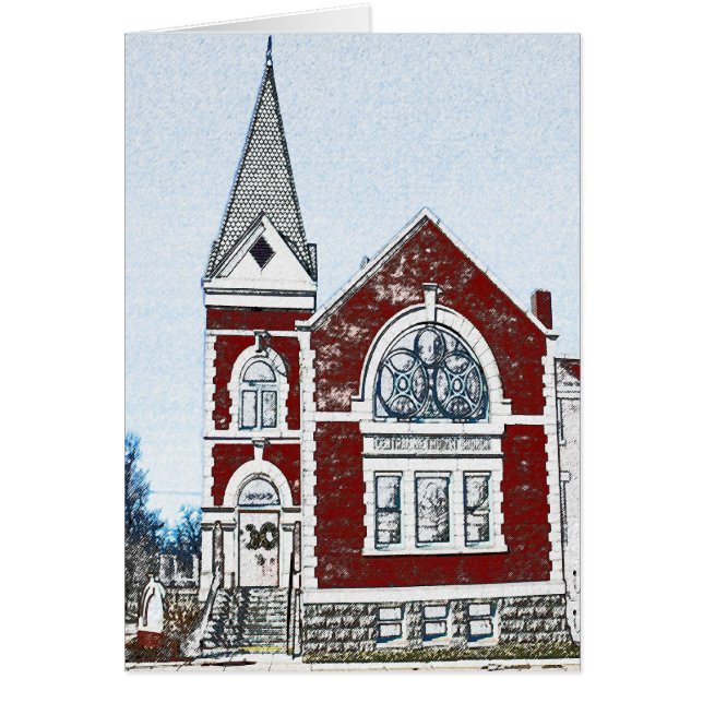 中央メソジスト教会-ロジャース、AR (正面)