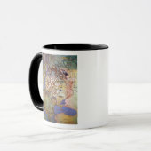 中央ヨーロッパの地図 マグカップ (正面左)