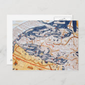 中央ヨーロッパの地図， 1486 ポストカード (正面/裏面)