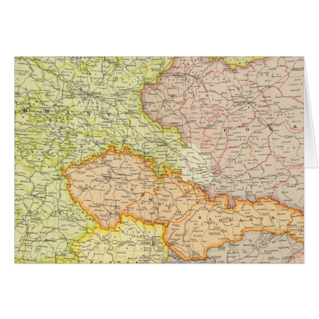 中央ヨーロッパの政治州 (正面横)