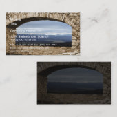 中央ヨーロッパの眺めのSpisの城の最も大きい城 名刺 (正面/裏面)