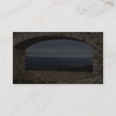 中央ヨーロッパの眺めのSpisの城の最も大きい城 名刺 (裏面)