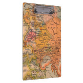 中央ヨーロッパアンティークの地図 クリップボード (右)