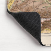 中央ヨーロッパ地図 マウスパッド (コーナー)