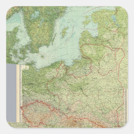 中央ヨーロッパ混合地域 スクエアシール (正面)