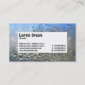 中央ラベルカッコいい- Water II 名刺 (裏面)