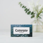 中央ラベル – きらめく水 名刺 (スタンド正面)