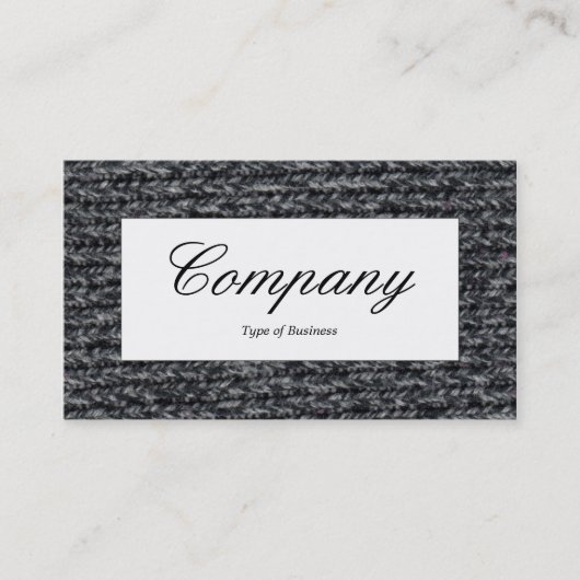 中央ラベル – ウールジャンパー03 名刺 (正面)