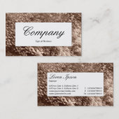 中央ラベル – セピアの木 名刺 (正面/裏面)