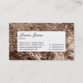 中央ラベル – セピアの木 名刺 (裏面)