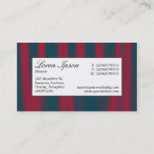 中央ラベル – ドレープ02 名刺 (裏面)