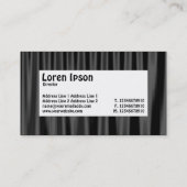 中央ラベル – ドレープ07 名刺 (裏面)