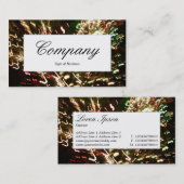 中央ラベル – 光ファイバ 名刺 (正面/裏面)