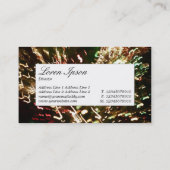 中央ラベル – 光ファイバ 名刺 (裏面)