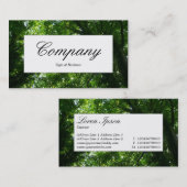 中央ラベル – 樹木II 名刺 (正面/裏面)