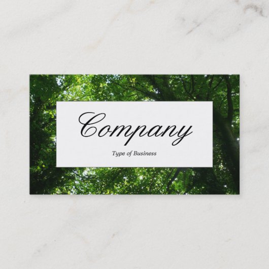 中央ラベル – 樹木II 名刺 (正面)