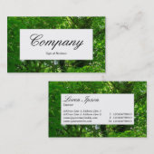 中央ラベル – 樹木III 名刺 (正面/裏面)