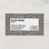 中央ラベル – 樹皮01 名刺 (裏面)