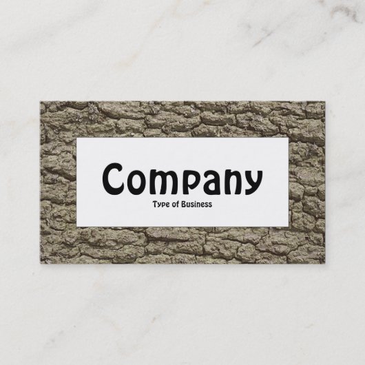 中央ラベル – 樹皮02 名刺 (正面)