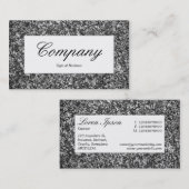 中央ラベル – 花崗岩 名刺 (正面/裏面)