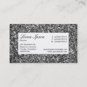 中央ラベル – 花崗岩 名刺 (裏面)