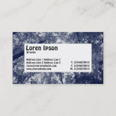 中央ラベル – 青い秋 名刺 (裏面)