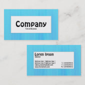 中央ラベル – 青テクス絵を描チャ 名刺 (正面/裏面)