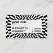 中央ラベル – Op Art 01 名刺 (裏面)