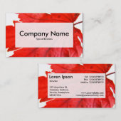 中央ラベルv3 – メープルリーフ 名刺 (正面/裏面)