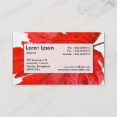 中央ラベルv3 – メープルリーフ 名刺 (裏面)