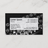 中央ラベルv3 -ヴィンテージタイプライタ 名刺 (裏面)