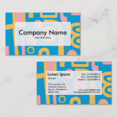 中央ラベルv3 -抽象芸術170914 名刺 (正面/裏面)