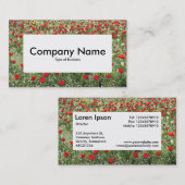 中央ラベルv4 – チューリップのベッド 名刺 (正面/裏面)