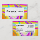 中央ラベルv4 – フラクタル抽象芸術061012f 名刺 (正面/裏面)