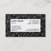 中央ラベルv4 -抽象芸術181112 – エキゾチック金属 名刺 (裏面)