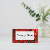 中央ラベルv4 – 赤いチューリップ 名刺 (スタンド正面)