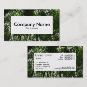 中央ラベルv4 - Woodland Canopy 01 名刺 (正面/裏面)