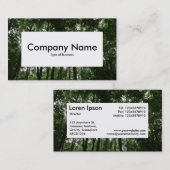 中央ラベルv4 - Woodland Canopy 02 名刺 (正面/裏面)