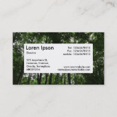 中央ラベルv4 - Woodland Canopy 02 名刺 (裏面)